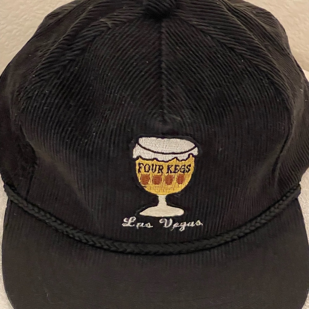 Four Kegs Sports Bar Las Vegas Corduroy Unworn Vintage Hat